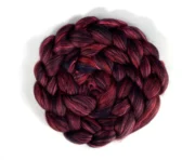 Blue Faced Leicester Wool & Mulberry Silk Roving 100g - Jellyfish Sprite