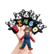BINGO Wool Finger Puppet Set