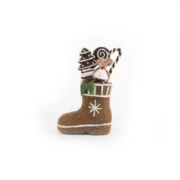 Felt Candy Boot with Mouse