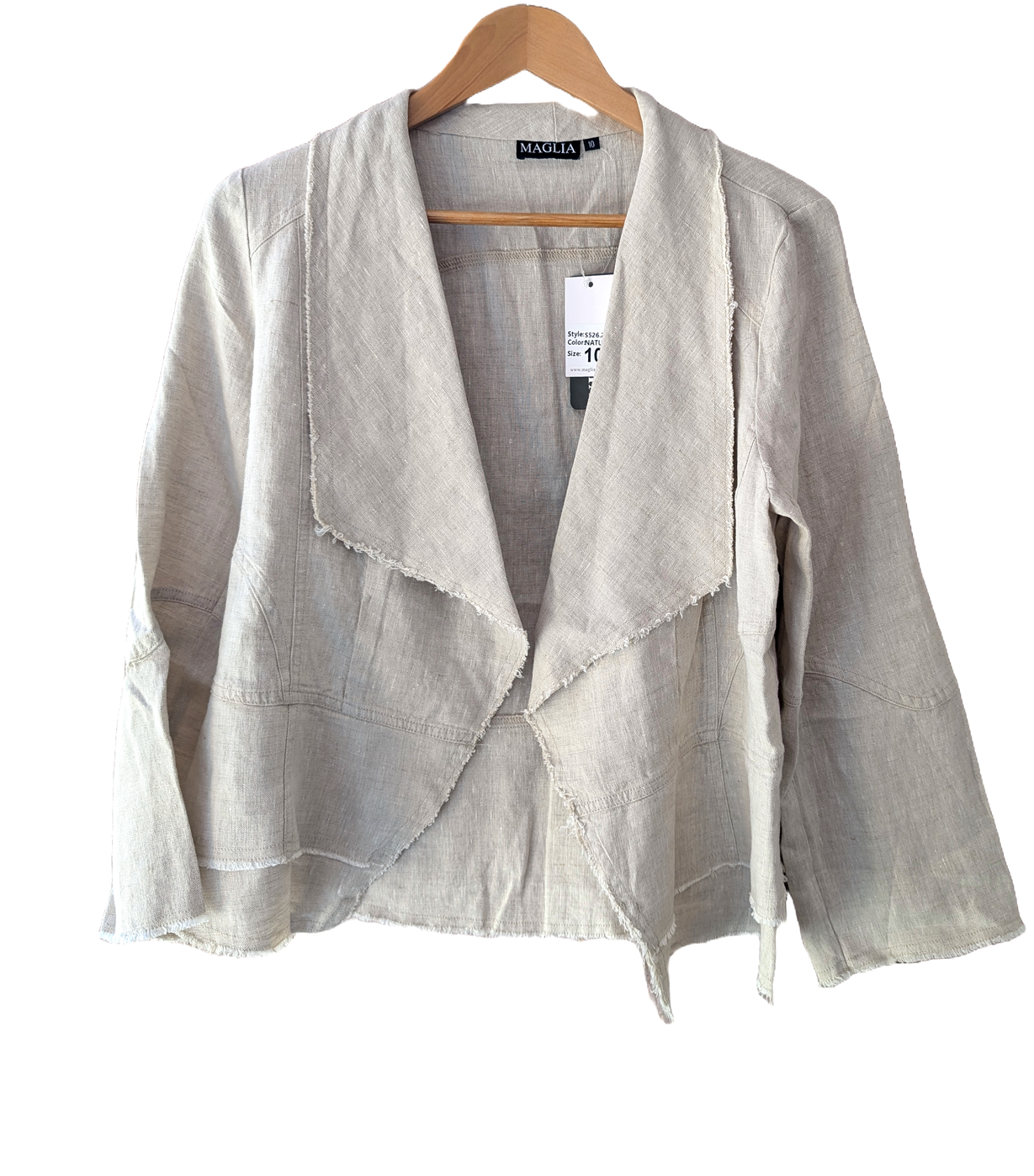 Maglia linen jacket natural