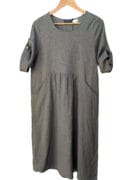 Olive dress linen