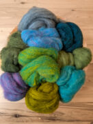 Carded Corriedale Mixed Pack 150g - Moss & Mist