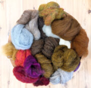 Carded Corriedale Mixed Pack 150g - Earth & Ember