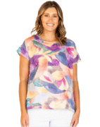 Porto Cotton Print Top