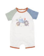 Bebe Clayton Farm Scene SS Romper