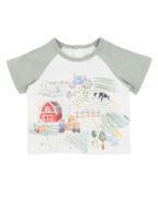 Bebe Clayton Farm Scene Tee