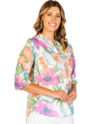Harper Cotton Floral Print Top