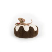 Felt Mouse with Doughnut