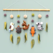 Nursery Cot Mobile Hanging - Australian Animals