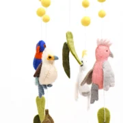 australiana-pink-gumnut-birds-babymobile-6