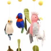 australiana-pink-gumnut-birds-babymobile-6
