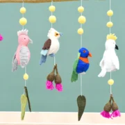 australiana-pink-gumnut-birds-hanging-2