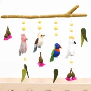 australiana-pink-gumnut-birds-hanging-2