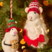 Felt Wool Christmas Sheep Decorations
