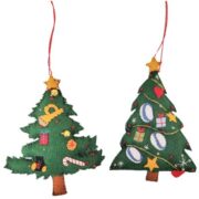 Christmas Tree Wool Fabric Hanging Decoration