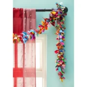 Recycled Sari Eco Tinsel Garland - Muli Colour