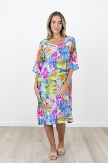 Cotton Eva Dress - Paradise