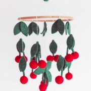 Baby Cot Nursery Mobile - Cherries
