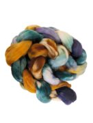 Hand Dyed Organic 23 Micron Merino Wool Roving 100g