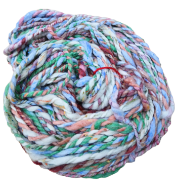 Handspun Chunky Merino Wool & Nepps Yarn 110g