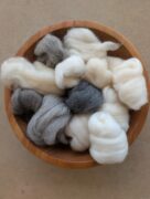Shetland, BFL Naturals Wool Roving Mixed Pack - 100g