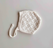 Freckles The Label Mila Pointelle Bonnet - Snow