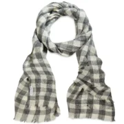 Sylvie Grey Merino Wool Scarf