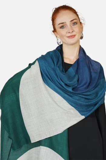 Tradition Textiles Merino Wool Overlap Scarf