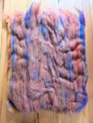Hand Carded Merino Wool Blend Batt 100g - Reef