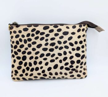 Soruka Cindy Leather Handbag/Clutch - Large Spots