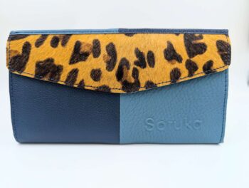Soruka Judith Leather Wallet Blue