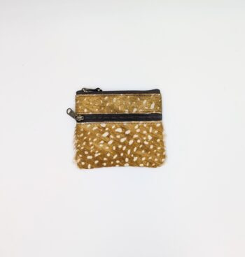 Soruka Ari Leather Pouch - Deer Print