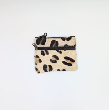 Soruka Ari Leather Pouch - Leopard Print