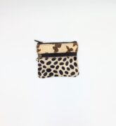 Soruka Ari Leather Pouch - Two Tone Animal Print