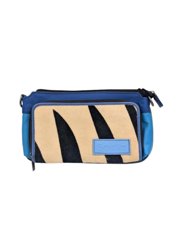 Soruka Madison Leather Handbag - Blue