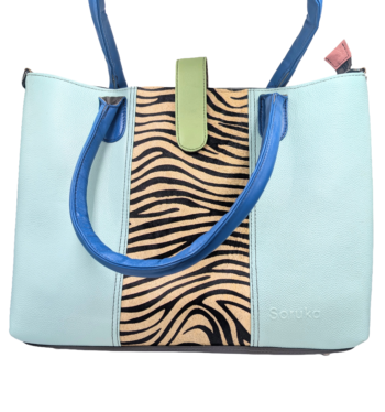 Soruka Bianca Leather Handbag - Mint