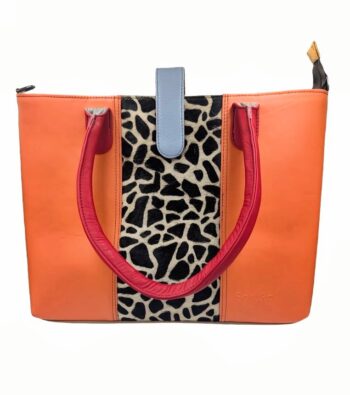 Soruka Bianca Leather Handbag - Orange