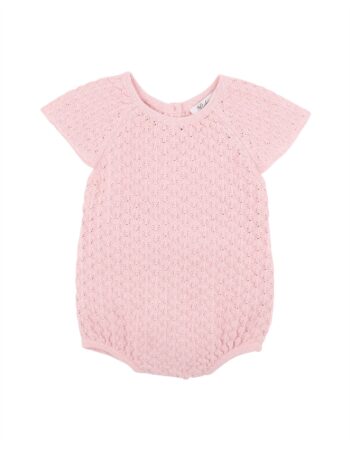 Bebe Willa Organic Knit Pointelle Bodysuit