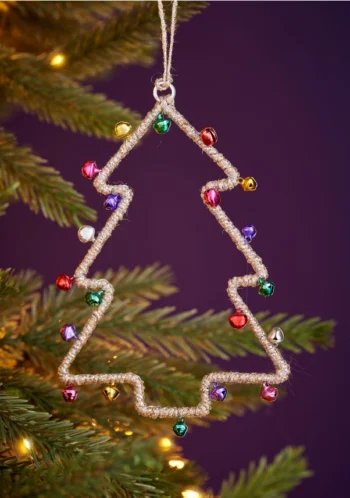 Jute Bells Tree Decoration