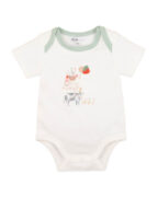 Bebe Scout Organic Animal Stack Bodysuit