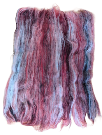 Hand Carded Corriedale Wool Batt 100g - Jupiter