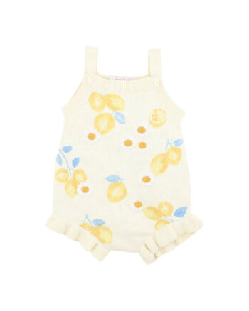 Fox & Finch Piccolina Organic Lemon Bodysuit
