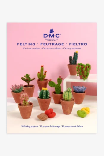 DMC Cacti & Succulents Needle Felting Pattern Book