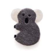 Sheepskin Koala Toy - Grey