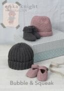 Beanies & Booties Knitting Pattern 8ply