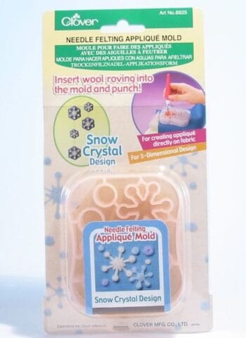 Clover Needle Felting Applique - Snowflakes